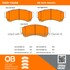 1000-1164M by MPA ELECTRICAL - Quality-Built Disc Brake Pad Set - Semi-Metallic