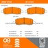 1000-1172C by MPA ELECTRICAL - Quality-Built Disc Brake Pad Set - Ceramic