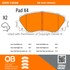 1000-1184M by MPA ELECTRICAL - Quality-Built Disc Brake Pad Set - Semi-Metallic