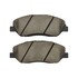 1000-1202M by MPA ELECTRICAL - Quality-Built Disc Brake Pad Set - Semi-Metallic