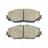 1000-1210C by MPA ELECTRICAL - Quality-Built Disc Brake Pad Set - Ceramic