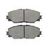 1000-1210M by MPA ELECTRICAL - Quality-Built Disc Brake Pad Set - Semi-Metallic