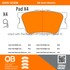 1000-1212M by MPA ELECTRICAL - Quality-Built Disc Brake Pad Set - Semi-Metallic