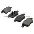 1000-1241M by MPA ELECTRICAL - Quality-Built Disc Brake Pad Set - Semi-Metallic