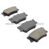 1000-1212M by MPA ELECTRICAL - Quality-Built Disc Brake Pad Set - Semi-Metallic