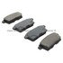 1000-1259M by MPA ELECTRICAL - Quality-Built Disc Brake Pad Set - Semi-Metallic