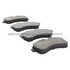 1000-1268M by MPA ELECTRICAL - QB Semi-Metallic Brake Pads