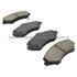 1000-1273M by MPA ELECTRICAL - QB Semi-Metallic Brake Pads