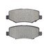 1000-1274M by MPA ELECTRICAL - Quality-Built Disc Brake Pad Set - Semi-Metallic