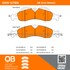 1000-1278M by MPA ELECTRICAL - QB Semi-Metallic Brake Pads