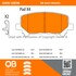 1000-1281M by MPA ELECTRICAL - Quality-Built Disc Brake Pad Set - Semi-Metallic