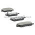 1000-1284M by MPA ELECTRICAL - Quality-Built Disc Brake Pad Set - Semi-Metallic