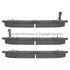 1000-1286M by MPA ELECTRICAL - Quality-Built Disc Brake Pad Set - Semi-Metallic