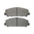 1000-1286M by MPA ELECTRICAL - Quality-Built Disc Brake Pad Set - Semi-Metallic