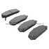 1000-1286M by MPA ELECTRICAL - Quality-Built Disc Brake Pad Set - Semi-Metallic