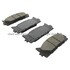 1000-1293M by MPA ELECTRICAL - Quality-Built Disc Brake Pad Set - Semi-Metallic