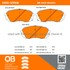 1000-1295M by MPA ELECTRICAL - Quality-Built Disc Brake Pad Set - Semi-Metallic