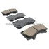 1000-1303C by MPA ELECTRICAL - Quality-Built Disc Brake Pad Set - Ceramic