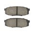 1000-1304M by MPA ELECTRICAL - Quality-Built Disc Brake Pad Set - Semi-Metallic