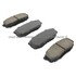 1000-1304M by MPA ELECTRICAL - Quality-Built Disc Brake Pad Set - Semi-Metallic