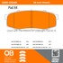 1000-1304M by MPA ELECTRICAL - Quality-Built Disc Brake Pad Set - Semi-Metallic