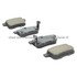 1000-1336M by MPA ELECTRICAL - Quality-Built Disc Brake Pad Set - Semi-Metallic