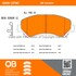 1000-1374C by MPA ELECTRICAL - Quality-Built Disc Brake Pad Set - Ceramic