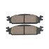 1000-1376C by MPA ELECTRICAL - Quality-Built Disc Brake Pad Set - Ceramic