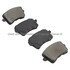 1000-1386M by MPA ELECTRICAL - Quality-Built Disc Brake Pad Set - Semi-Metallic