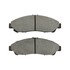 1000-1378M by MPA ELECTRICAL - Quality-Built Disc Brake Pad Set - Semi-Metallic