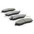 1000-1378M by MPA ELECTRICAL - Quality-Built Disc Brake Pad Set - Semi-Metallic