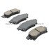 1000-1391M by MPA ELECTRICAL - Quality-Built Disc Brake Pad Set - Semi-Metallic