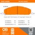 1000-1400M by MPA ELECTRICAL - Quality-Built Disc Brake Pad Set - Semi-Metallic