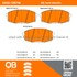 1000-1397M by MPA ELECTRICAL - Quality-Built Disc Brake Pad Set - Semi-Metallic