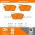 1000-1413M by MPA ELECTRICAL - QB Semi-Metallic Brake Pads