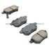 1000-1423M by MPA ELECTRICAL - Quality-Built Disc Brake Pad Set - Semi-Metallic