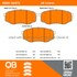 1000-1447C by MPA ELECTRICAL - Quality-Built Disc Brake Pad Set - Ceramic