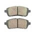 1000-1454C by MPA ELECTRICAL - Quality-Built Disc Brake Pad Set - Ceramic