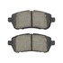 1000-1454M by MPA ELECTRICAL - Quality-Built Disc Brake Pad Set - Semi-Metallic