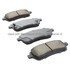 1000-1454M by MPA ELECTRICAL - Quality-Built Disc Brake Pad Set - Semi-Metallic