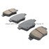 1000-1456M by MPA ELECTRICAL - Quality-Built Disc Brake Pad Set - Semi-Metallic