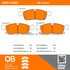 1000-1455C by MPA ELECTRICAL - Quality-Built Disc Brake Pad Set - Ceramic