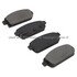 1000-1468M by MPA ELECTRICAL - Quality-Built Disc Brake Pad Set - Semi-Metallic