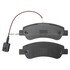 1000-1490AM by MPA ELECTRICAL - Quality-Built Disc Brake Pad Set - Semi-Metallic