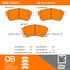 1000-1522M by MPA ELECTRICAL - QB Semi-Metallic Brake Pads