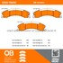 1000-1565C by MPA ELECTRICAL - Quality-Built Disc Brake Pad Set - Ceramic