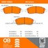 1000-1592C by MPA ELECTRICAL - Quality-Built Disc Brake Pad Set - Ceramic