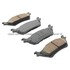 1000-1602C by MPA ELECTRICAL - Quality-Built Disc Brake Pad Set - Ceramic