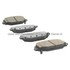 1000-1596C by MPA ELECTRICAL - Quality-Built Disc Brake Pad Set - Ceramic