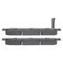 1000-1697M by MPA ELECTRICAL - Quality-Built Disc Brake Pad Set - Semi-Metallic